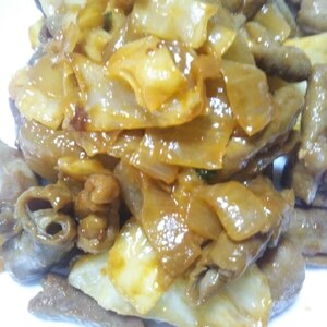 超簡単！ スタミナ味噌ホルモン♪野菜炒め☆